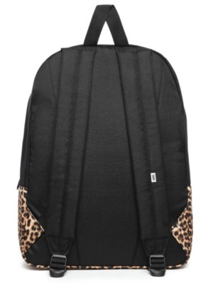 Vans black discount leopard print backpack